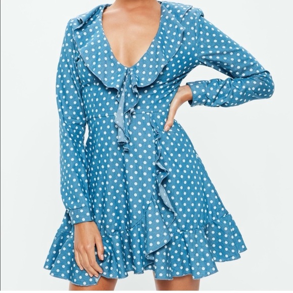 Missguided Women’s Polka Dot Dress US 8 - Picture 1 of 5
